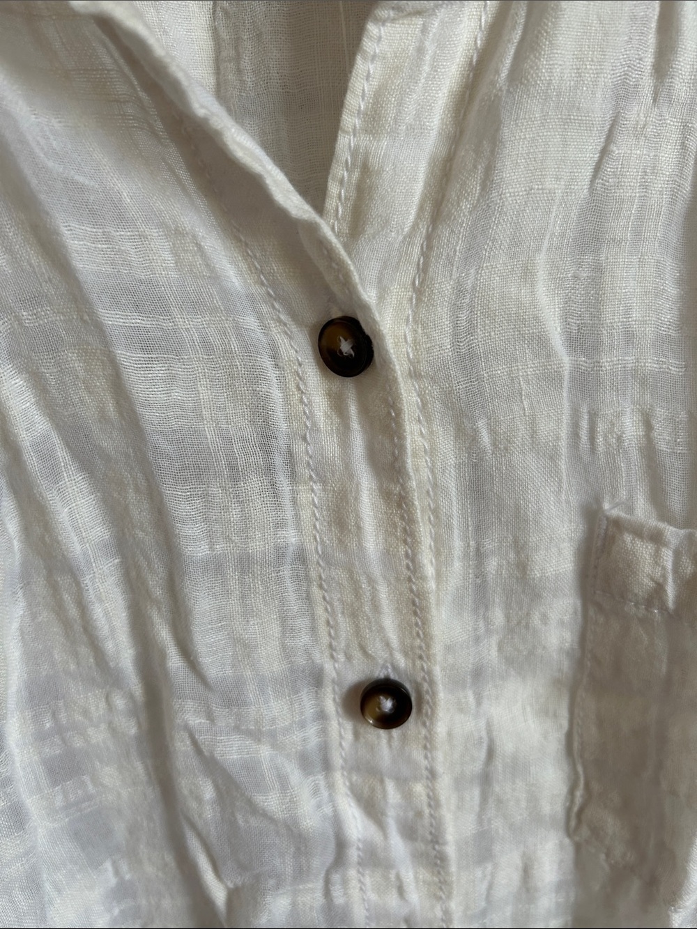 Anthropologie Pilcro and the letterpress Linen Shirt(size 12) - Picture 5 of 11